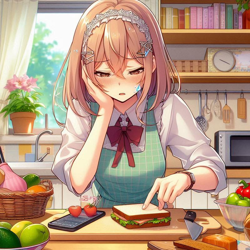 サンドイッチ作り、失敗した！