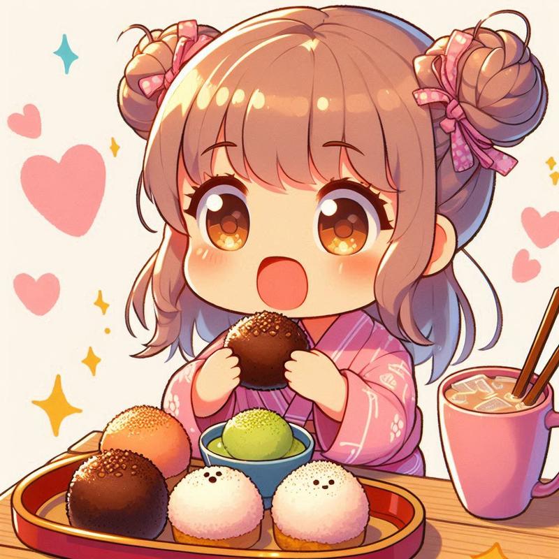 お饅頭って美味しいね